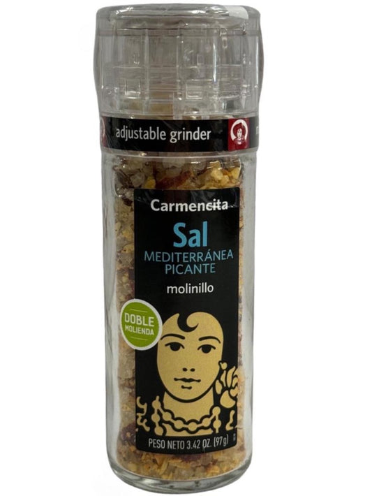 Carmencita Mediterranean Sea Salt, Garlic and Chilli Grinder 97g
