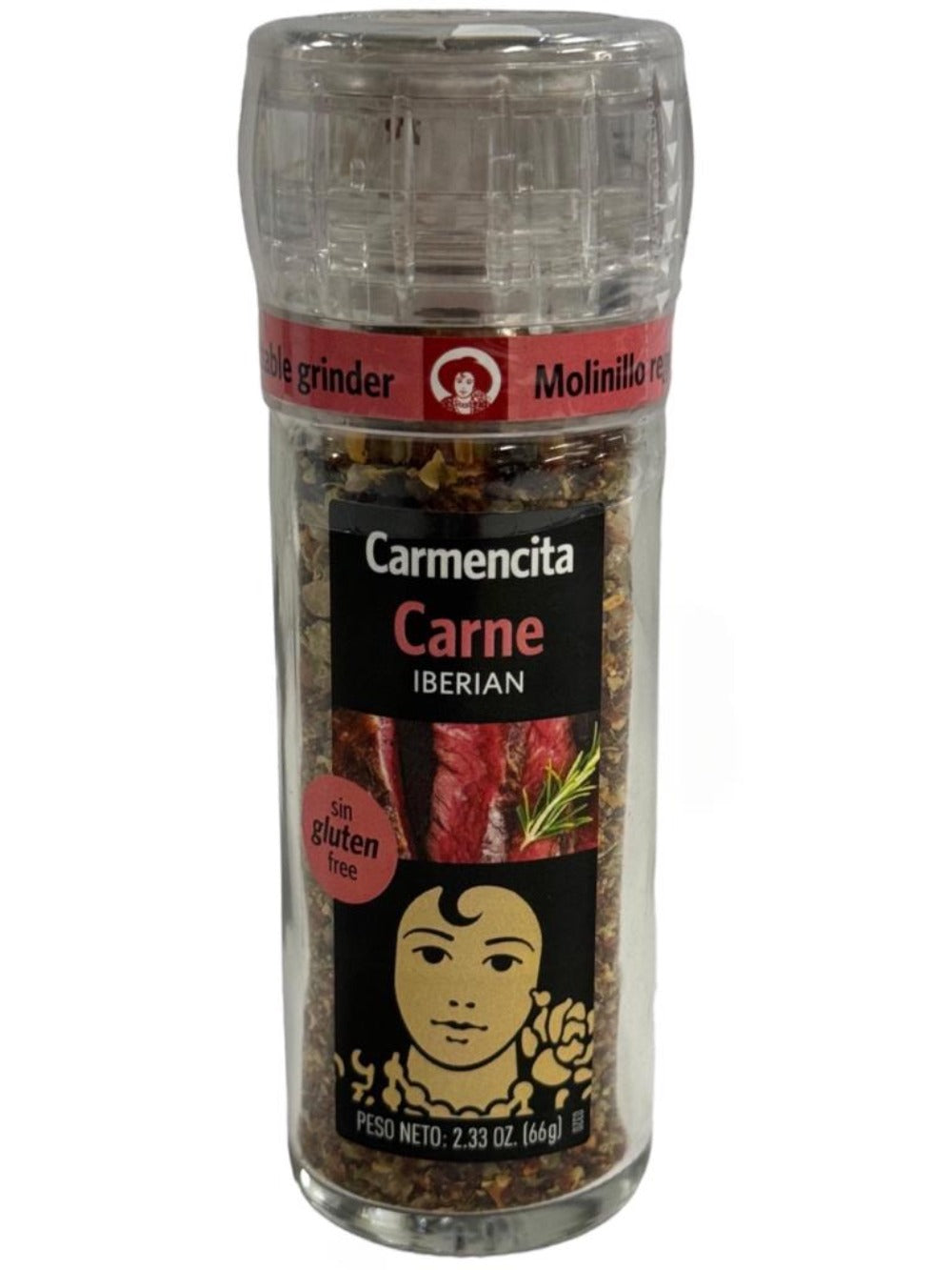 Carmencita Iberian Steak Seasoning Grinder 66g