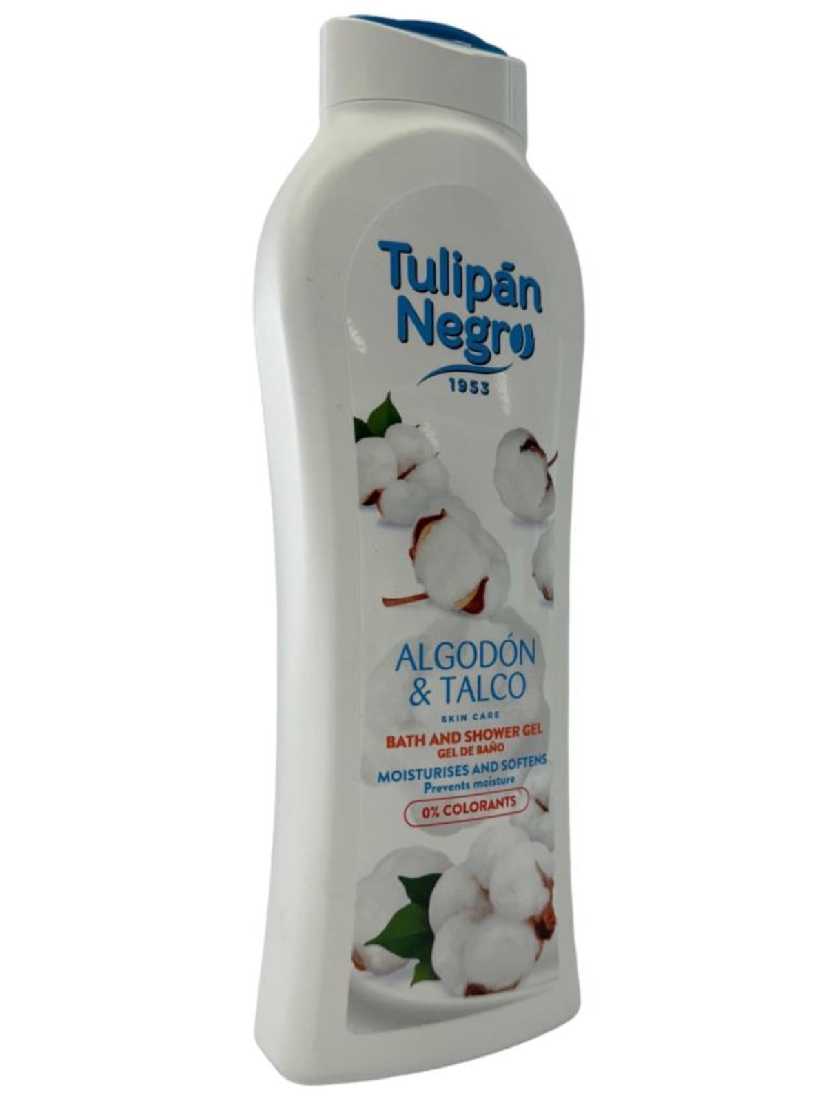 Tulipan Negro Algodon & Talco Spanish Bath And Shower Gel 650ml