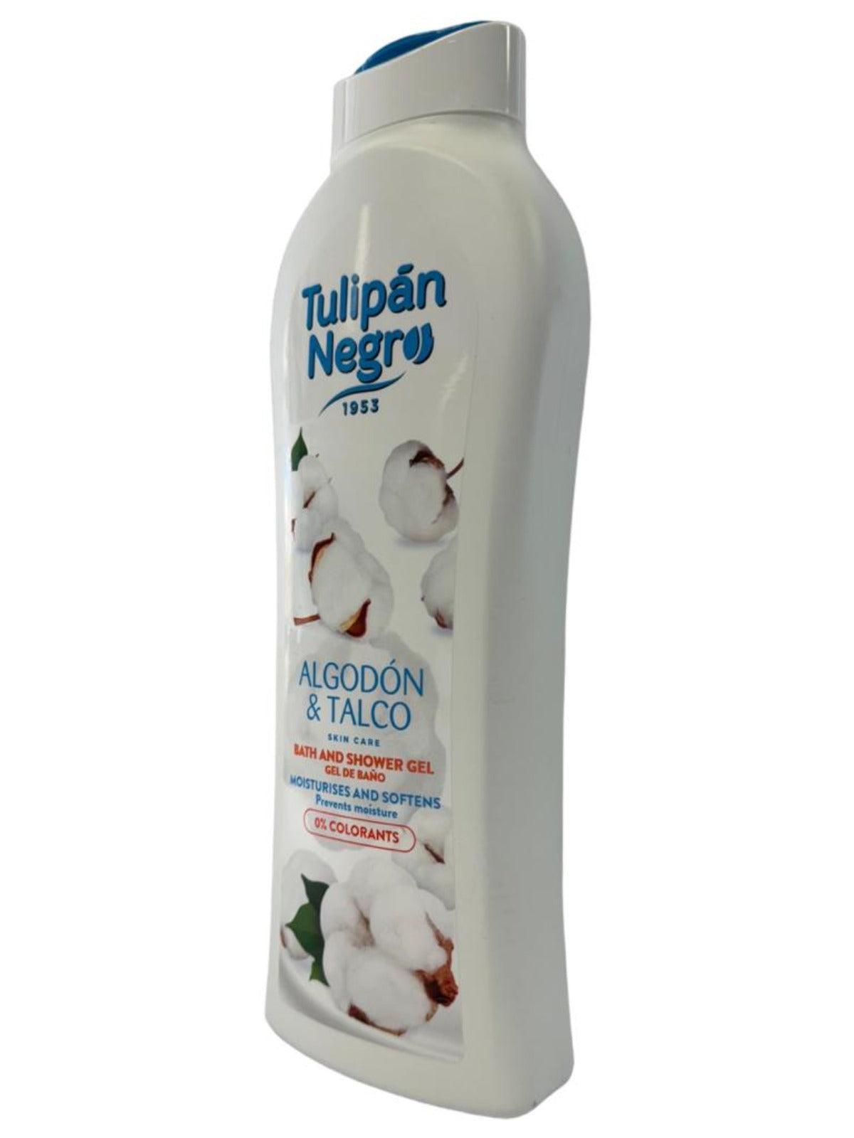 Tulipan Negro Algodon & Talco Spanish Bath And Shower Gel 650ml
