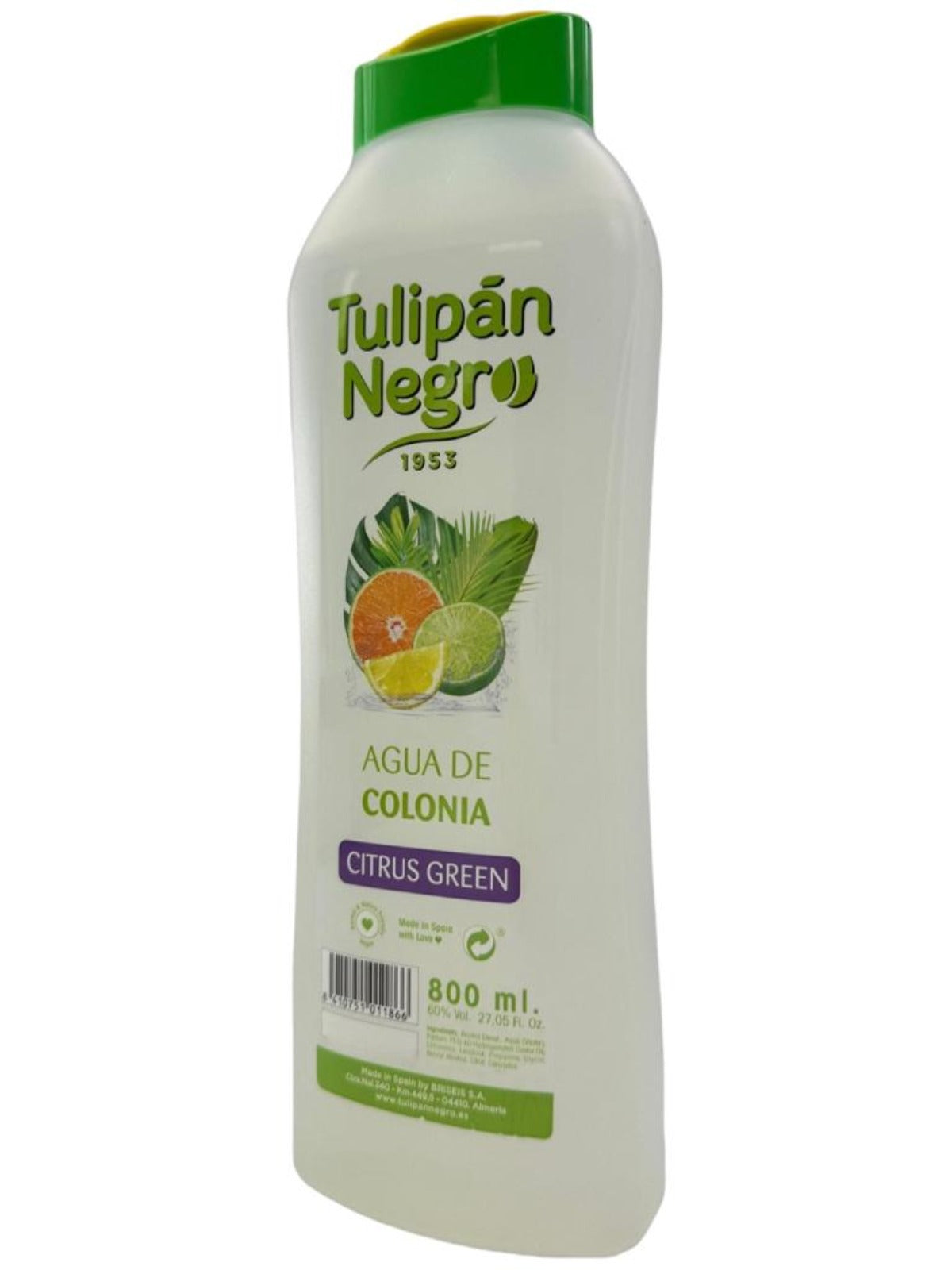 Tulipan Negro Agua de Colonia Citrus Green 800ml
