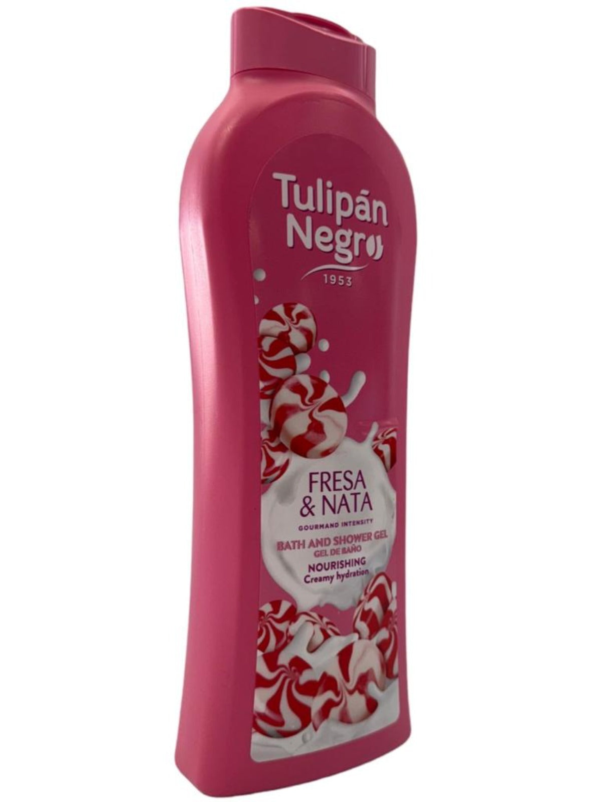 Tulipan Negro Strawberry & Cream Spanish Bath And Shower Gel 650ml