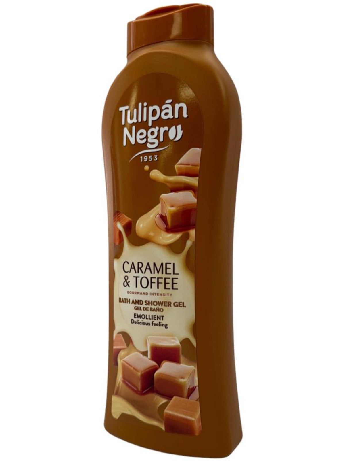 Tulipan Negro Caramel & Toffee Spanish Bath And Shower Gel 650ml