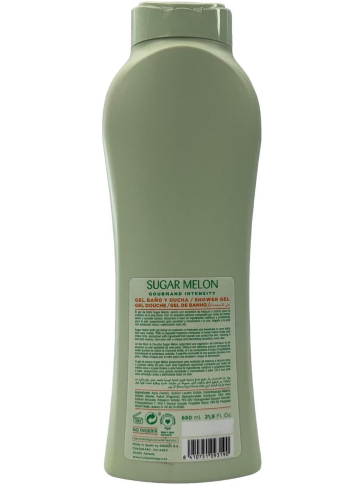 Tulipan Negro Sugar Melon Spanish Bath And Shower Gel 650ml
