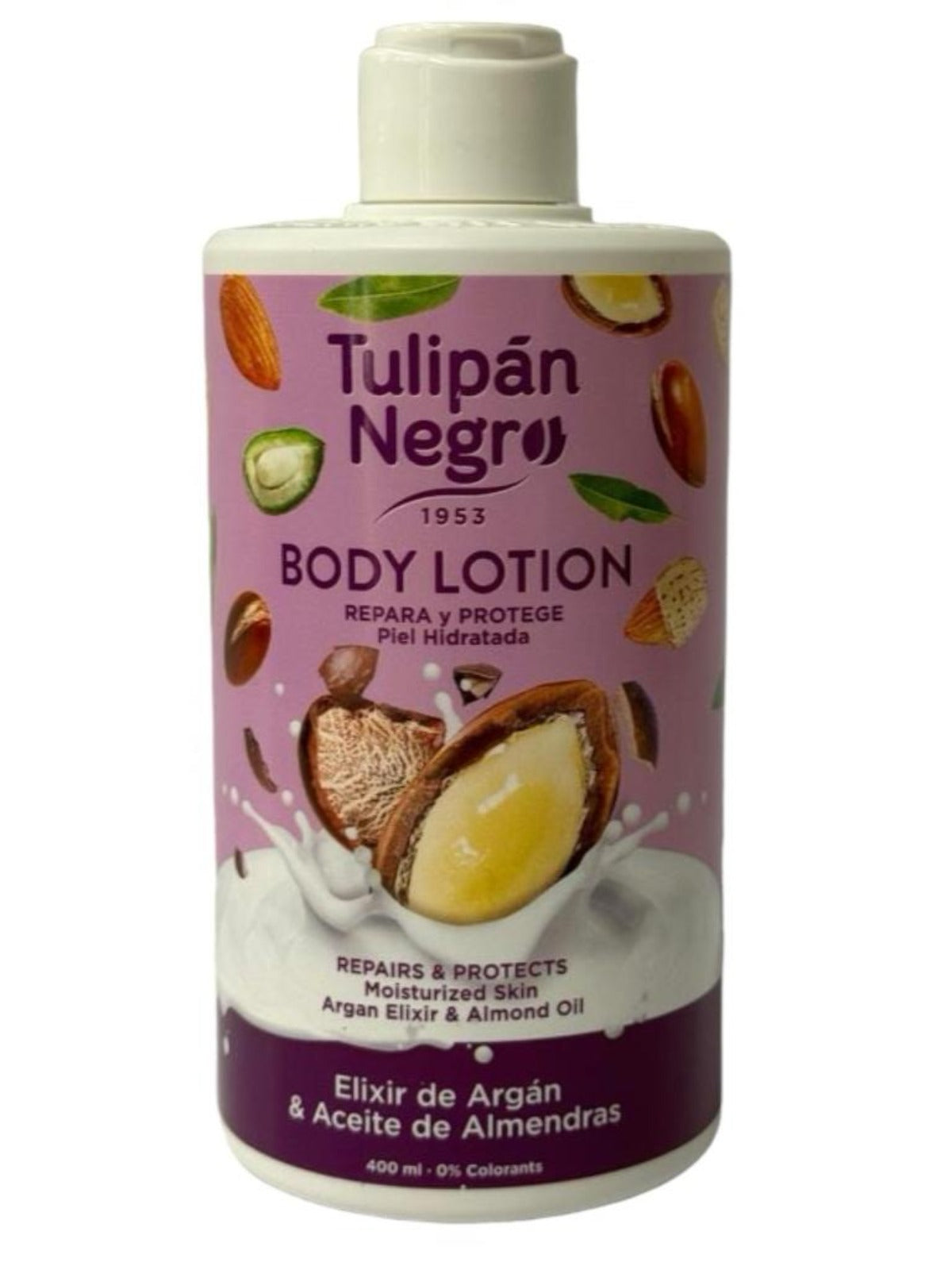 Tulipan Negro Argan and Almond Oil Elixir Body Lotion 400ml