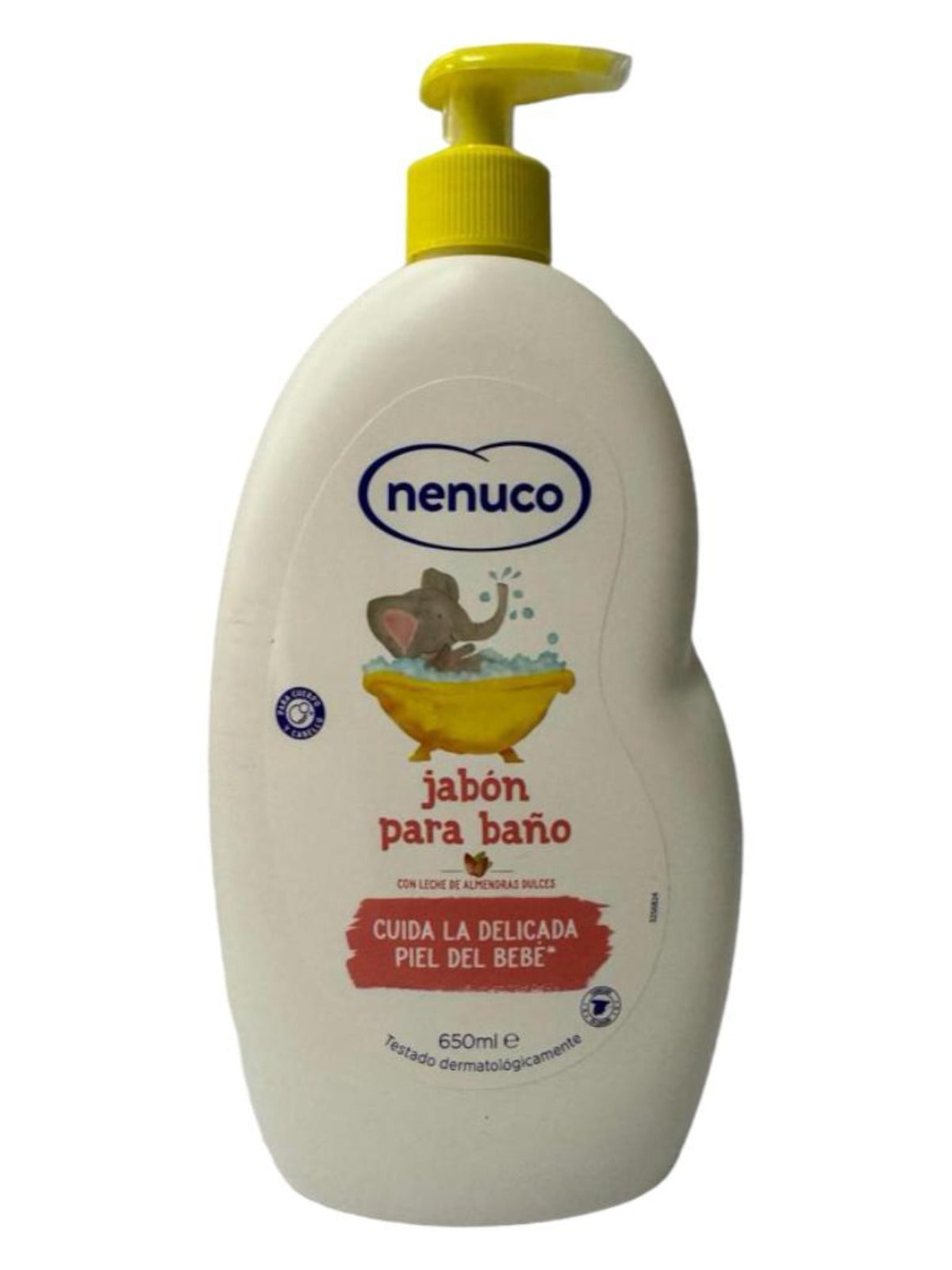 Nenuco Spanish Baby Bath Soap With Sweet Almond Milk 650ml