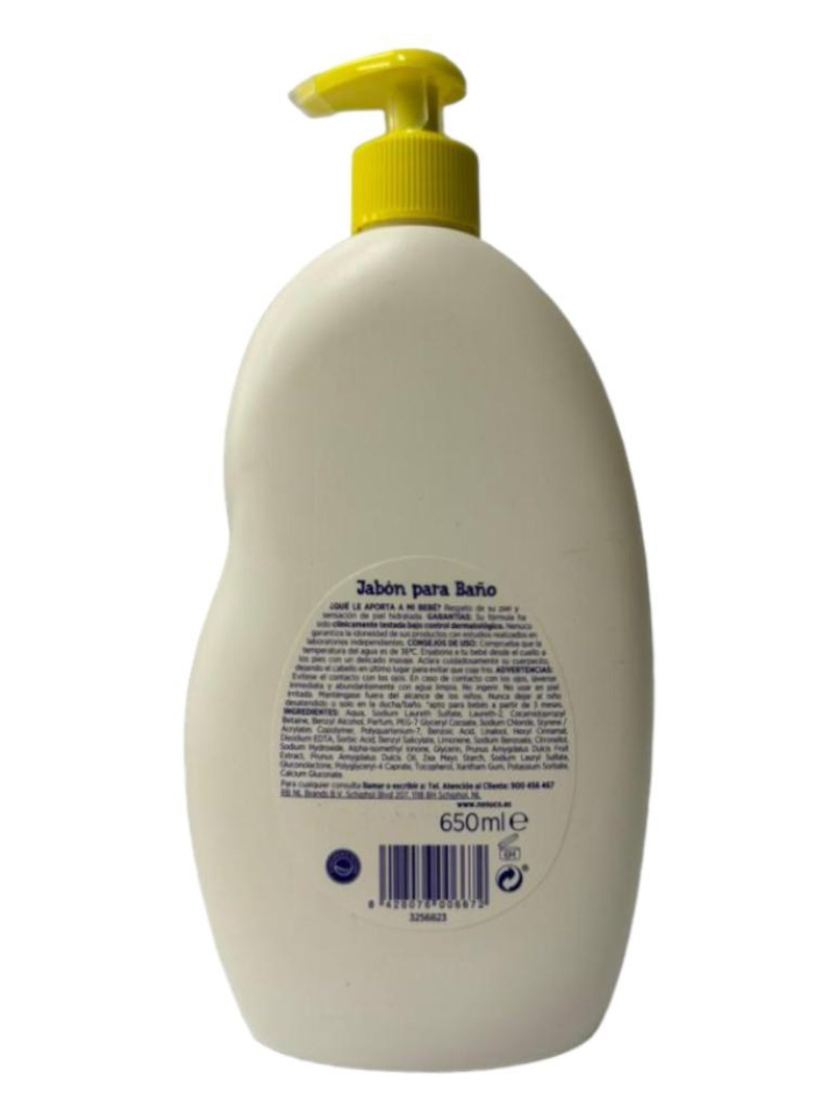 Nenuco Spanish Baby Bath Soap With Sweet Almond Milk 650ml