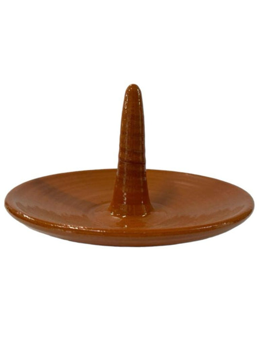 HP Padilla Barco Casuela Spanish Terracotta Chicken Disk (stick) Chicken Dish Rotisserie Stand