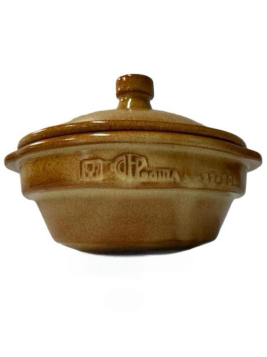 HP Padilla Spanish Terracotta  Stone-Wash Glaze Finish Sauce or Sugar Bowl