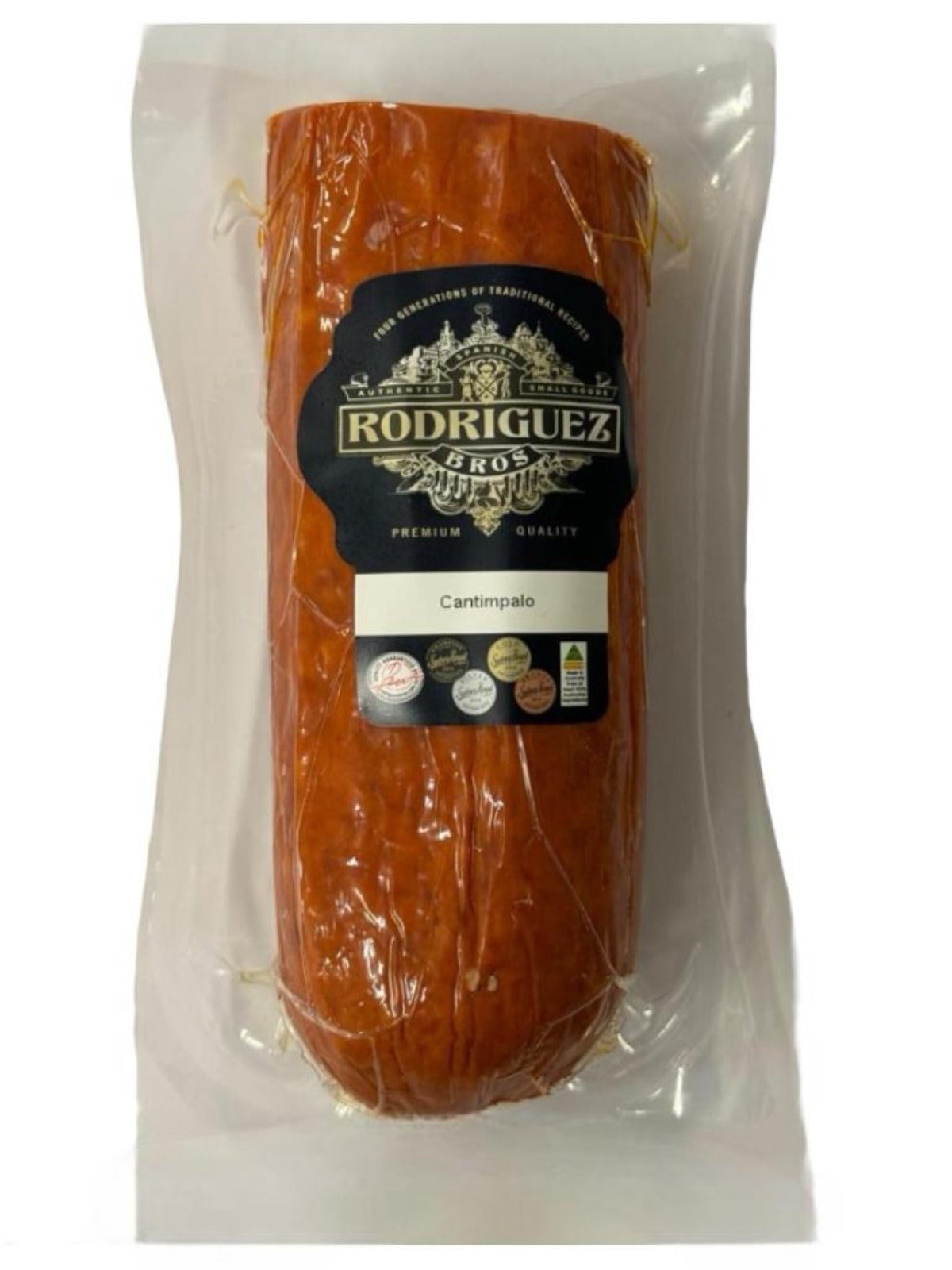 Cantimpalo Half Salami Approx 400g random weight packet. Regular price $12.50 AUD [You are guaranteed to receive at least 390g of product, equivalent price of $32.05 per kg.]