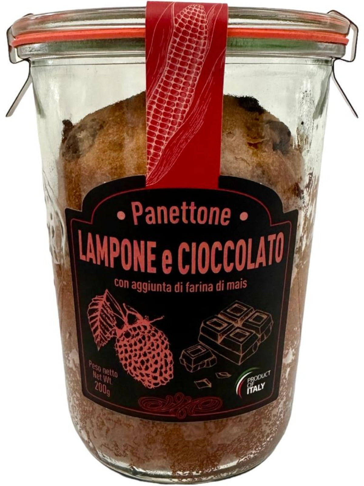 Cordero Panettone Lampone e Cioccolato Raspberry and Chocolate Italian Cake 200g