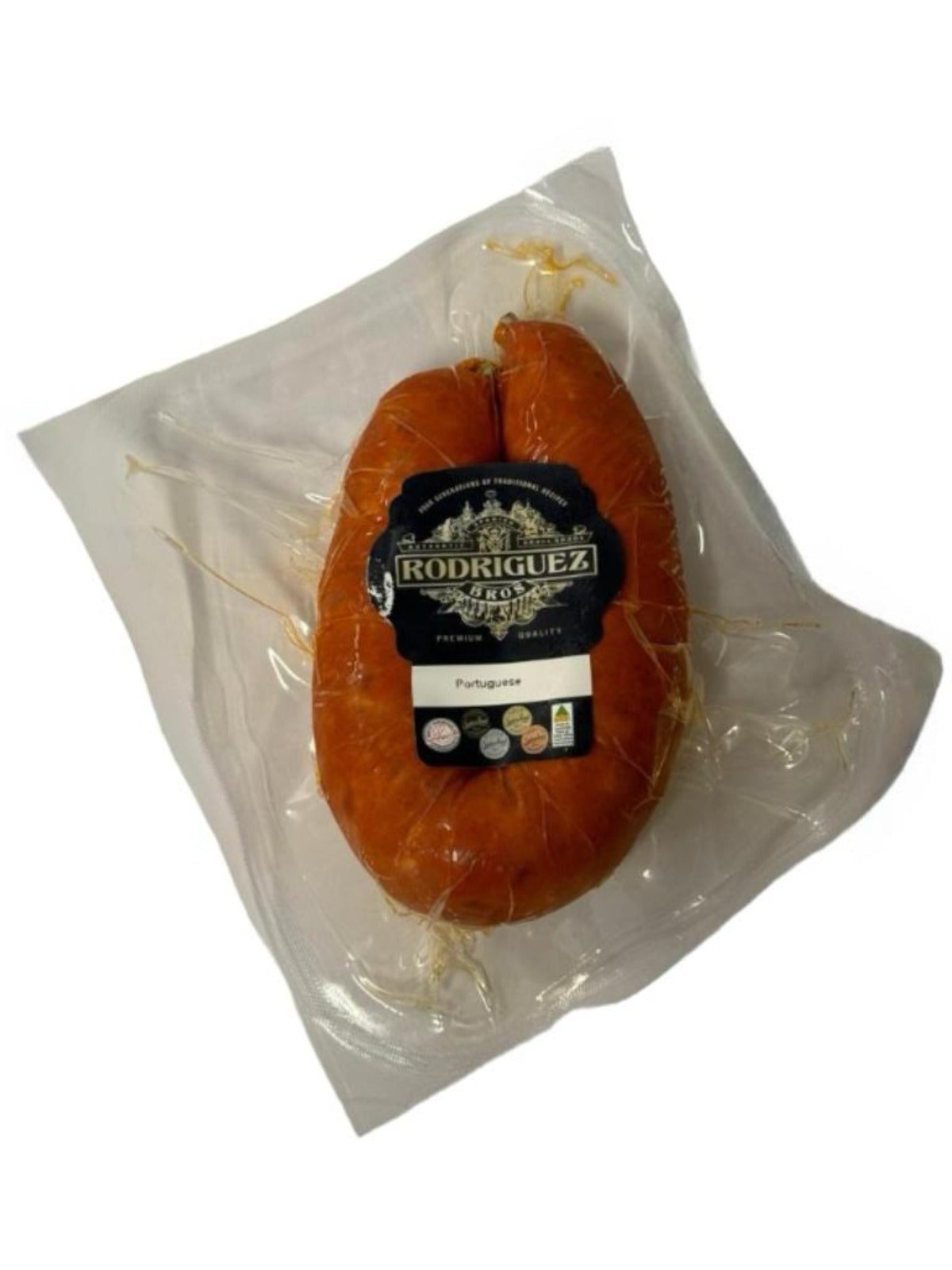 Portuguese Chorizo Approx 330g random weight packet. Regular price $7.00 AUD [You are guaranteed to receive at least 300g of product, equivalent price of $23.33 per kg.]