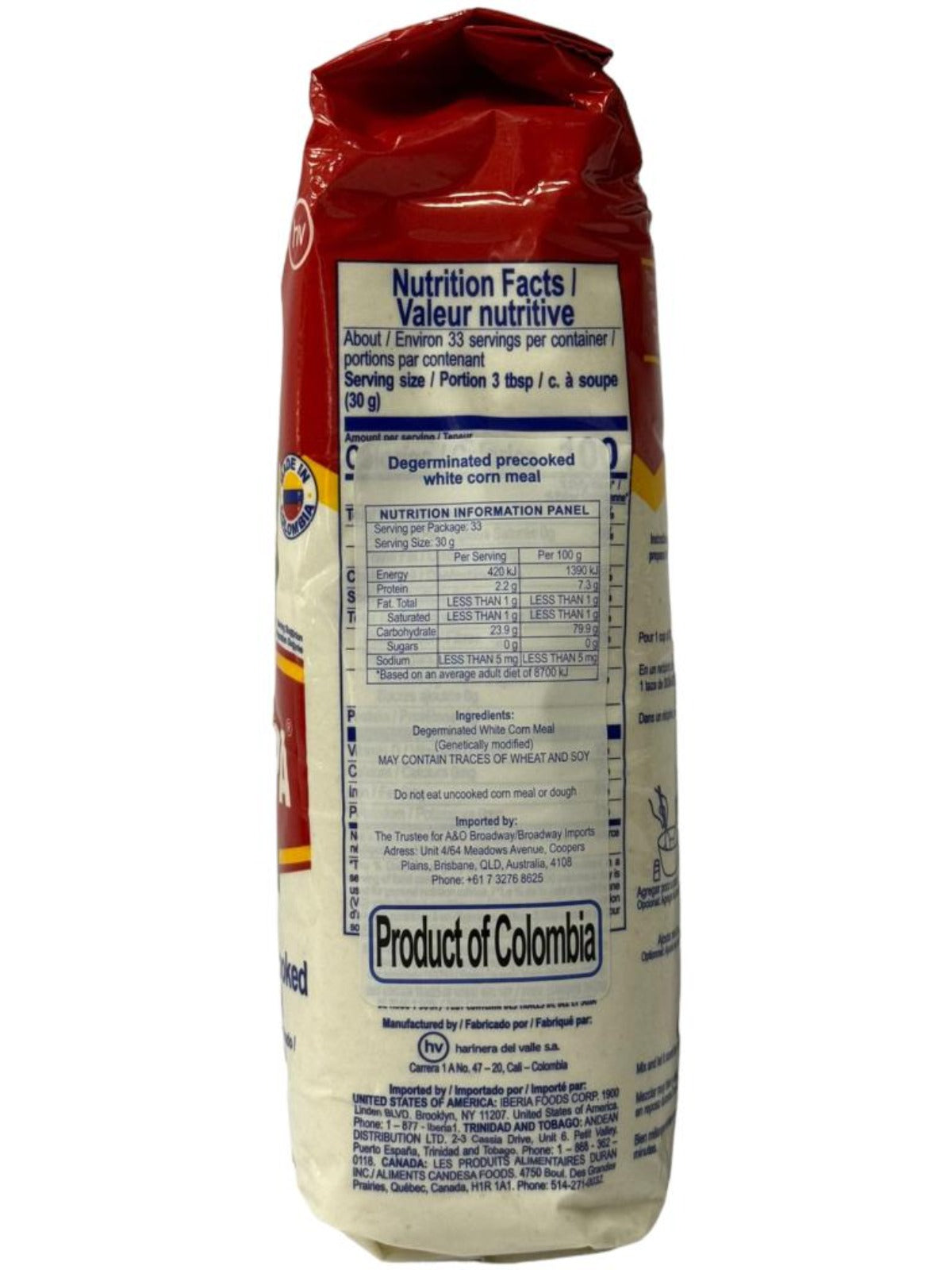 Donarepa Colombian White Corn flour 1kg