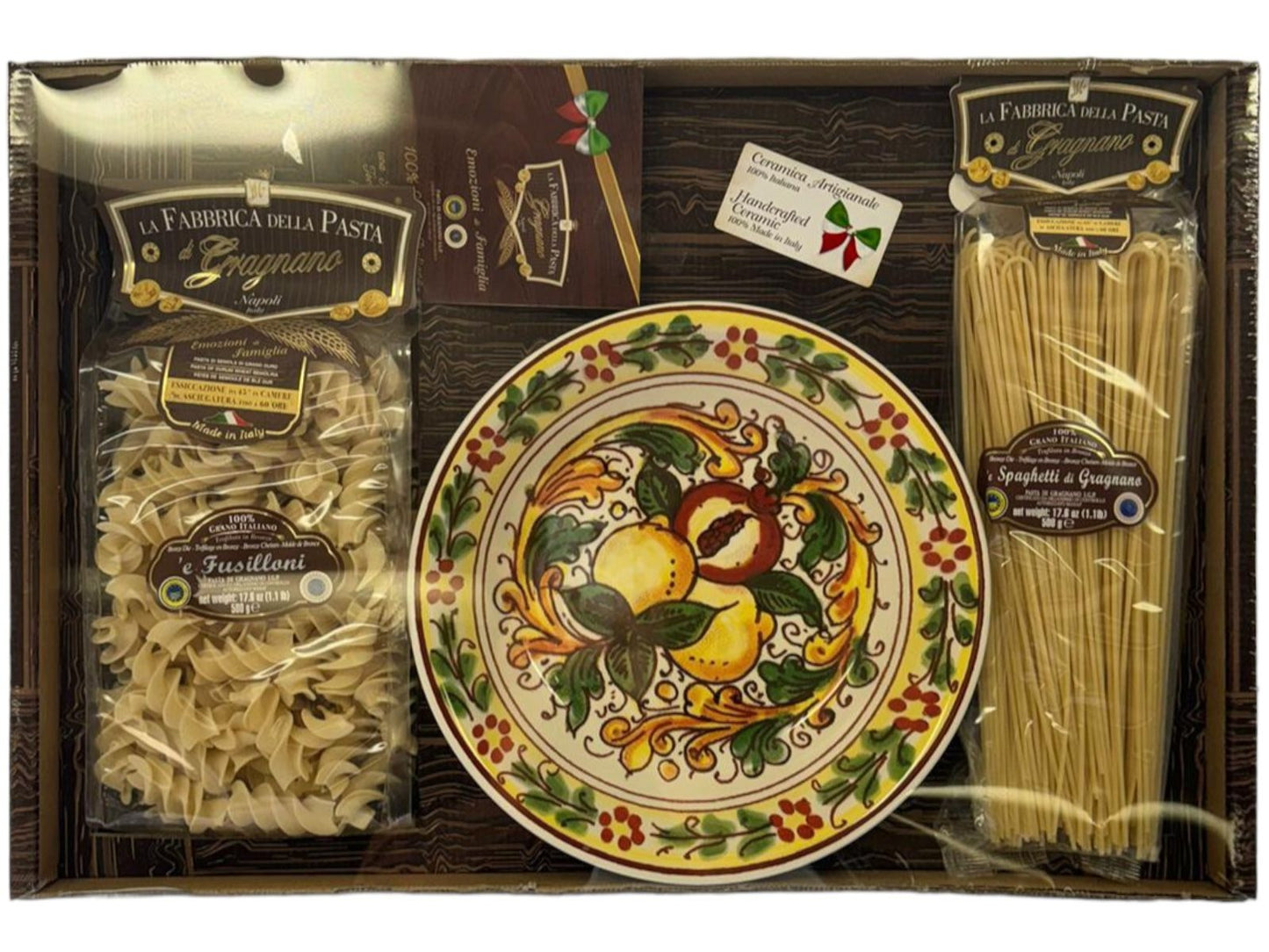 La Fabrica Della Pasta Gragnano Pasta Gift Box With Homemade Ceramic Bowl