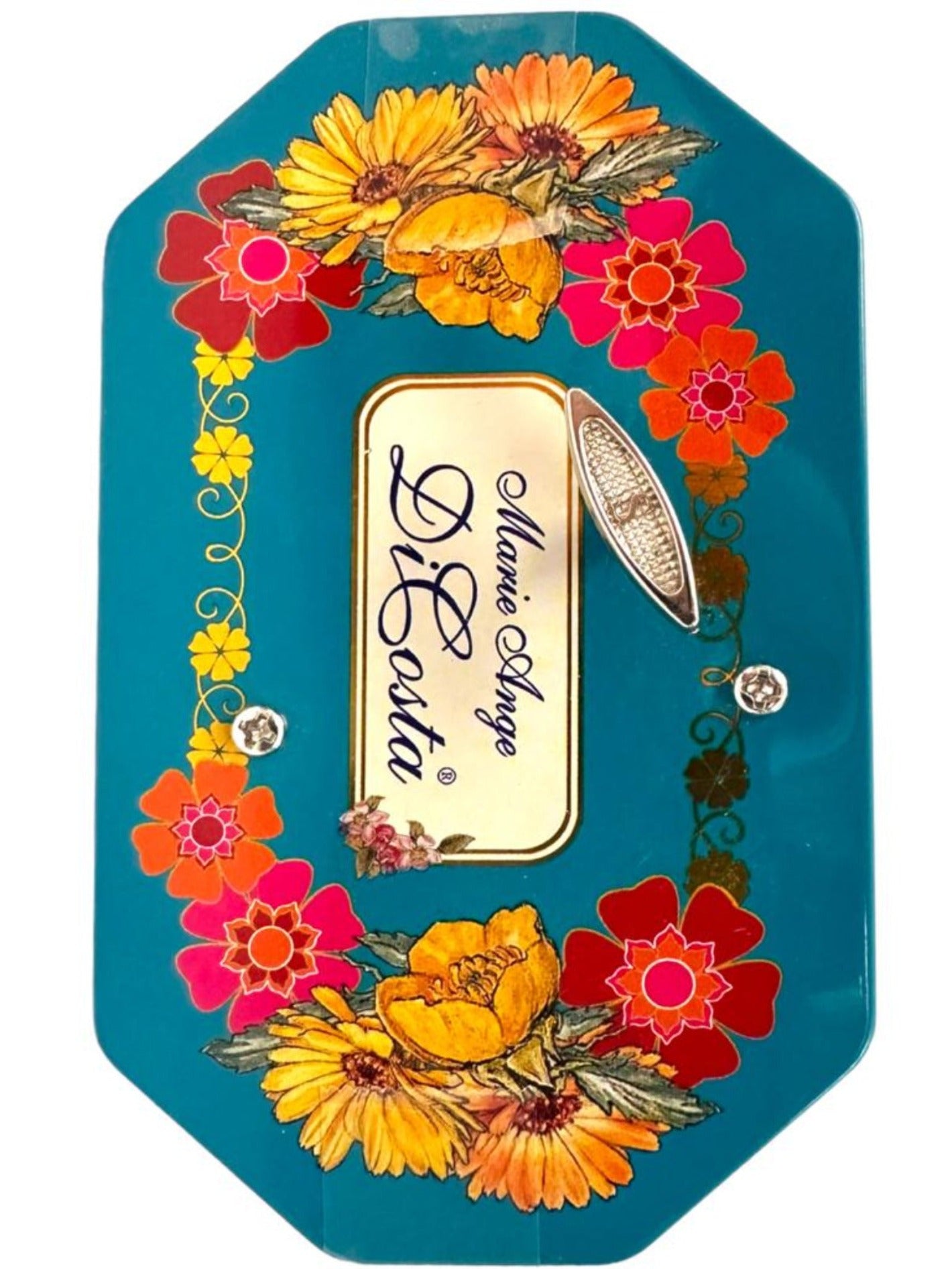 Marie Ange di Costa Flower Fairy Music Box With Italian Butter Cookies—Il Incantesimo in Blue 150g