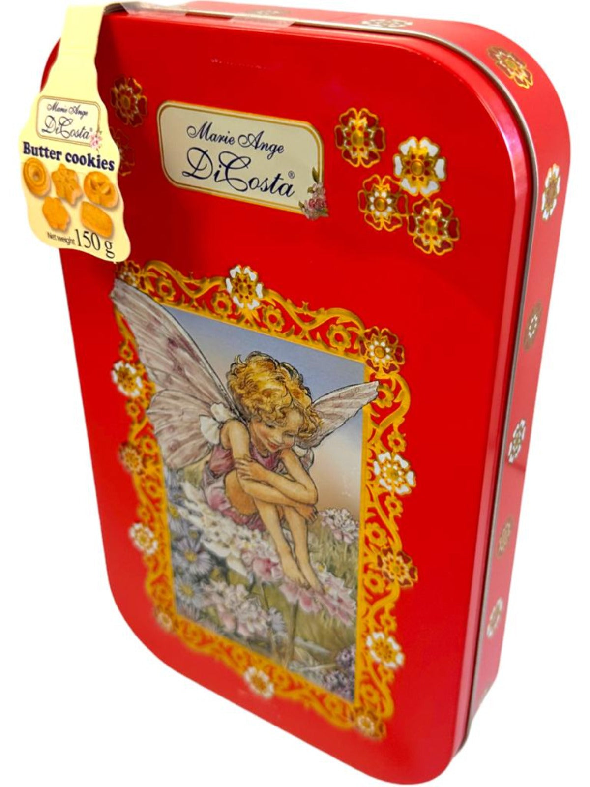 Marie Ange di Costa Flower Fairy Italian Butter Cookies—Il Bellezza in Red  150g