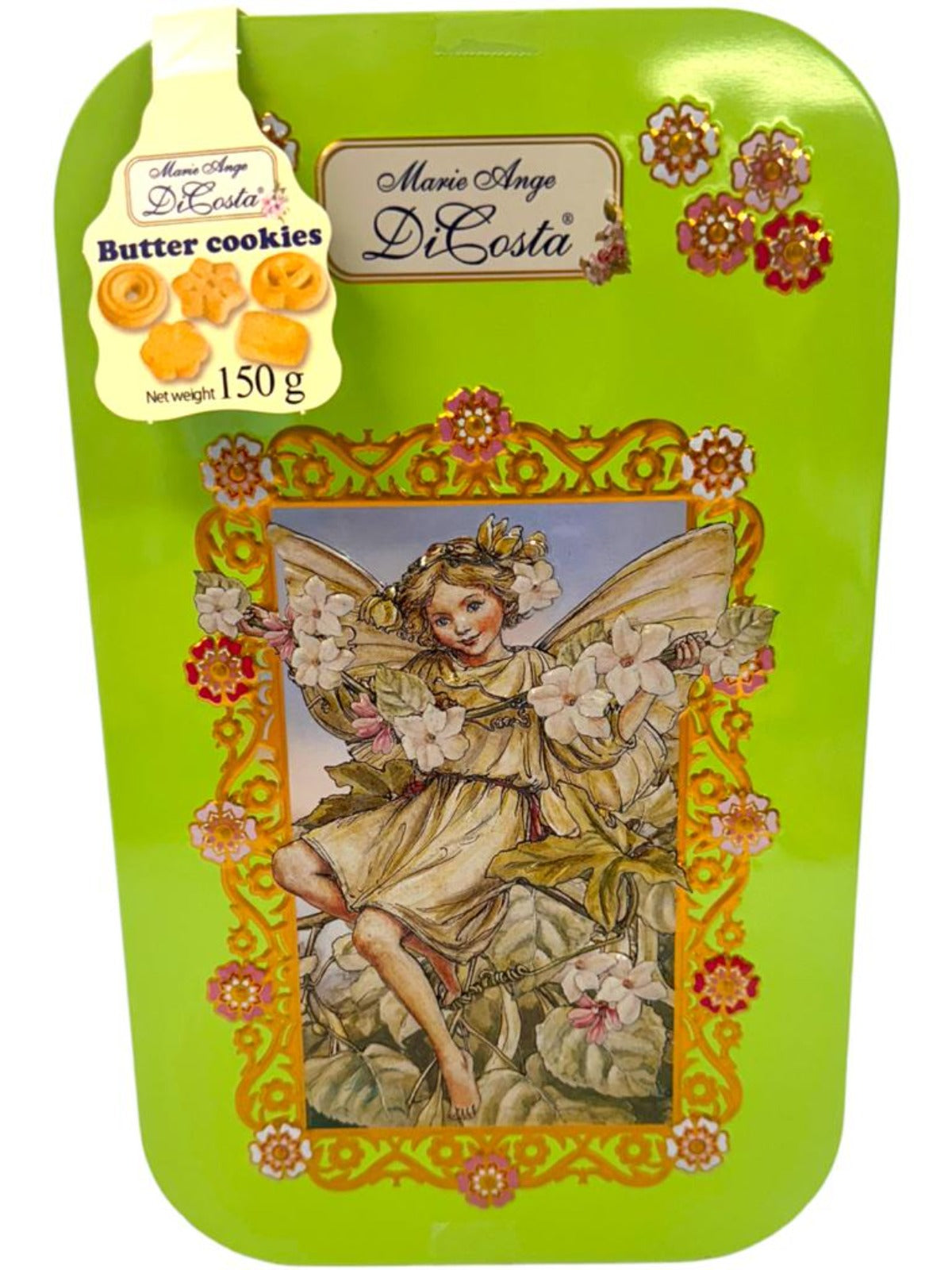 Marie Ange di Costa Flower Fairy  Italian Butter Cookies—Il Bellezza in Lime 150g