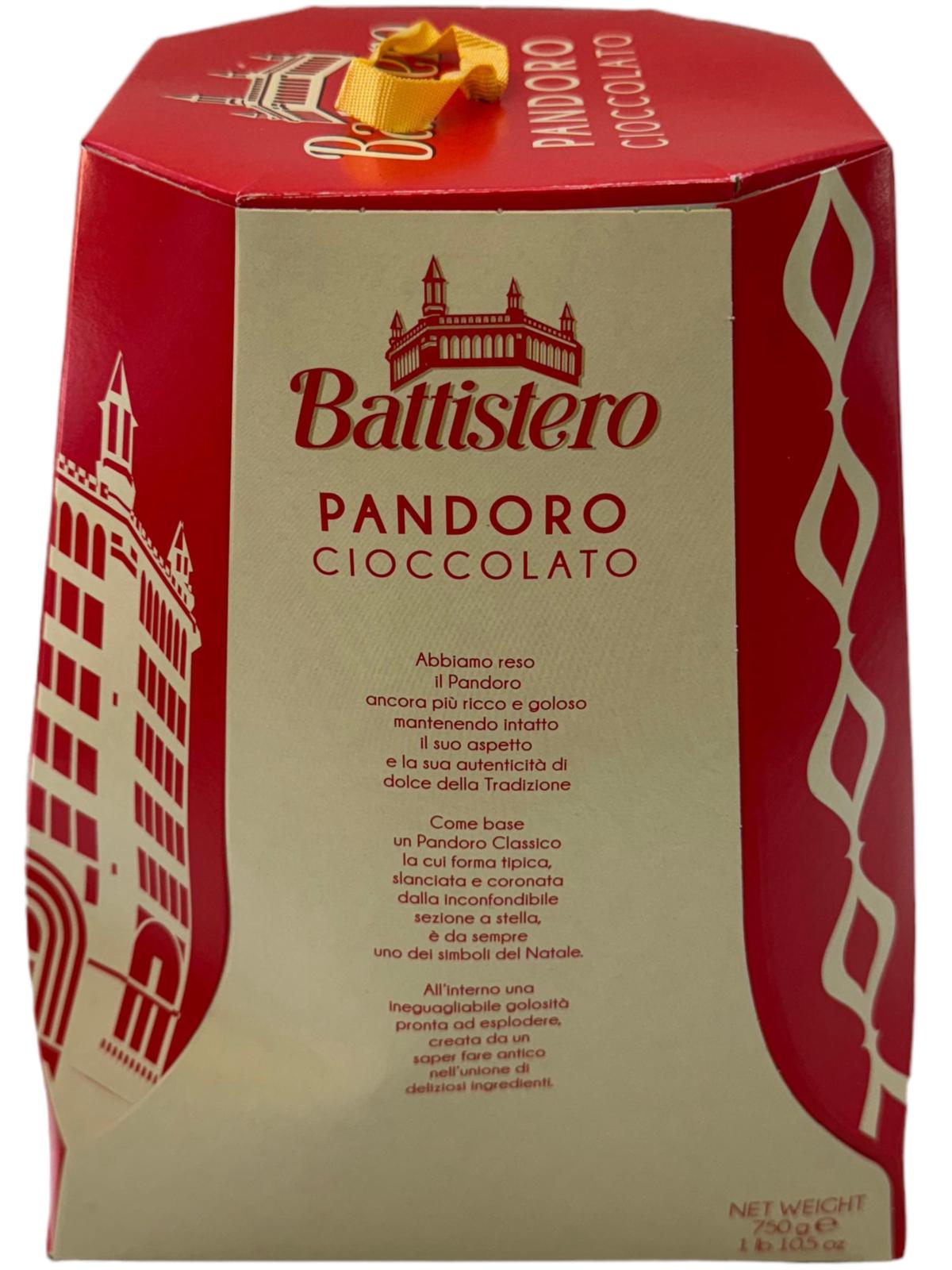 Battisero Cioccolato Panettone Italian Chocolate Cake 750g