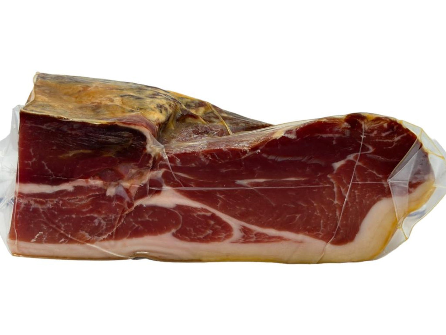 Espana y Hijos Jamon Serrano Quarter Leg Piece random weight approx. 2kg packet. Regular price $75.00 [You are guaranteed to receive at least 1.950kg of product, equivalent price of $38.46 per kg.]