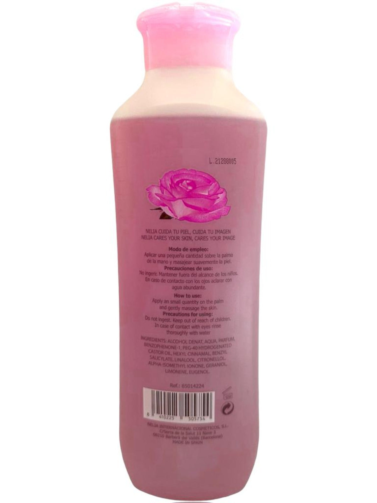 Nelia Agua de Rosas Colonia de Bano Bath Cologne 750ml