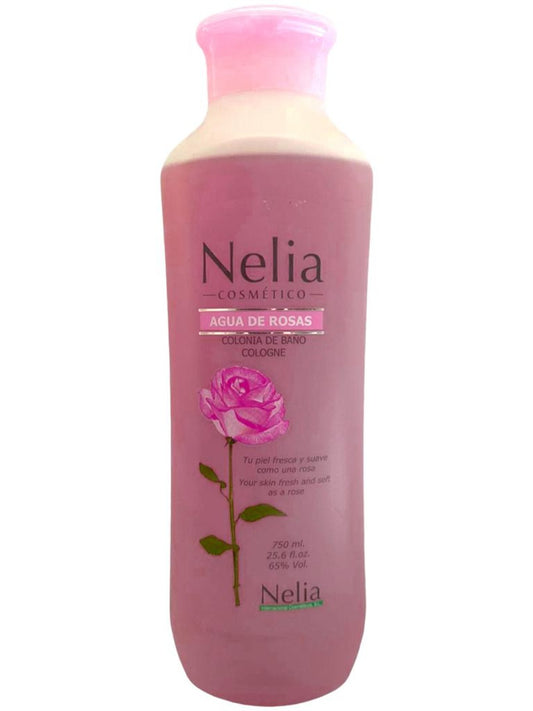 Nelia Agua de Rosas Colonia de Bano Bath Cologne 750ml