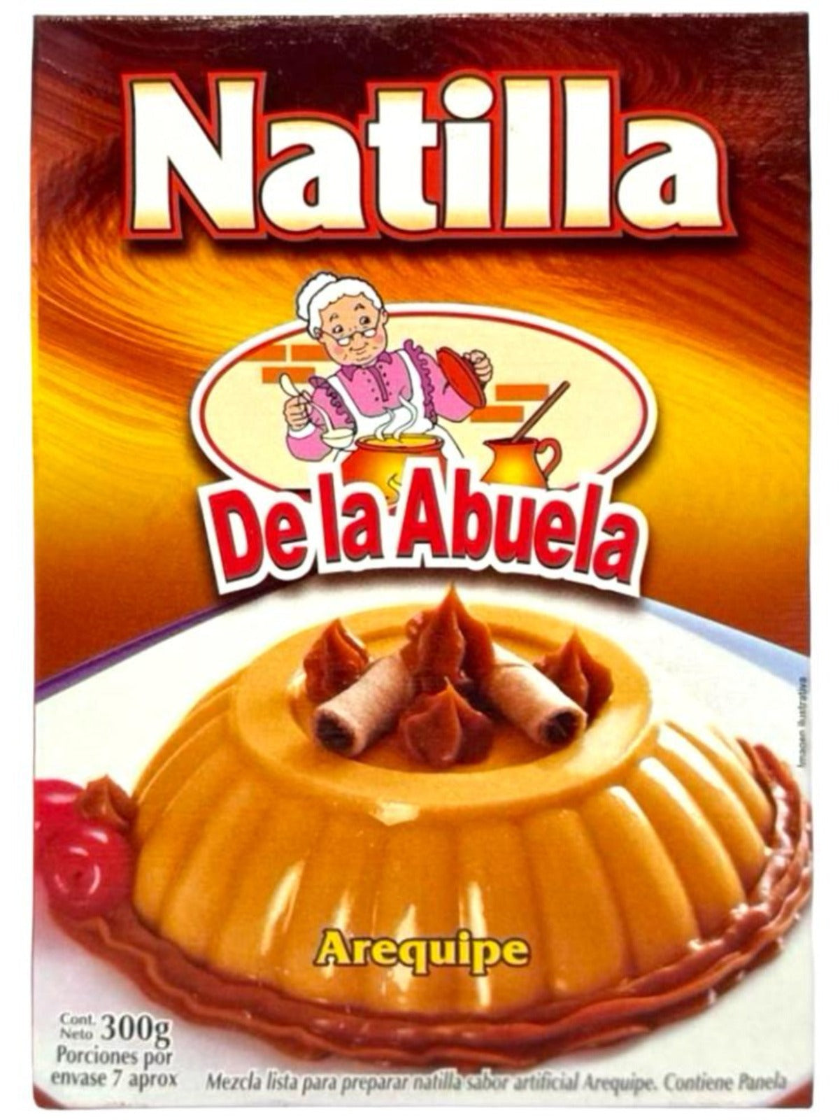 De la Abuela Colombian Baking Mix Pack- Custard, Custard Pudding, Fritters 300g ea 3 Pack 900g Total Best Before August 2025