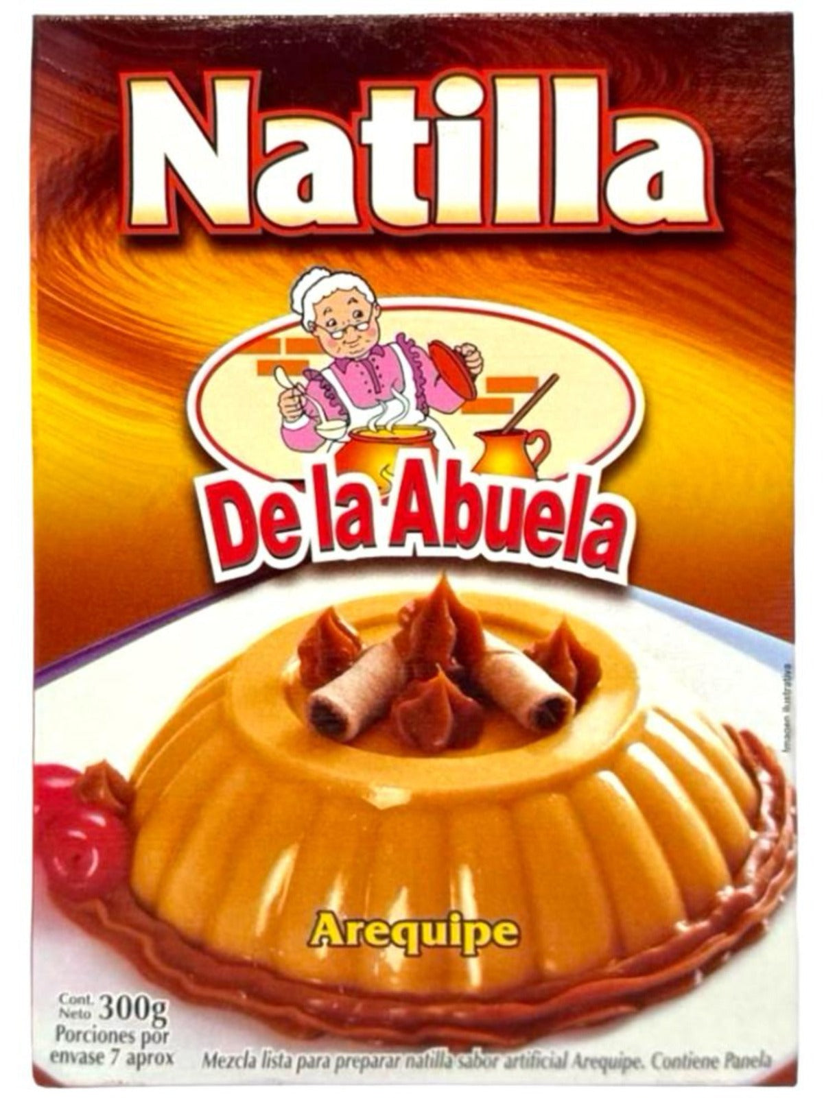 De la Abuela Colombian Baking Mix Pack- Custard, Custard Pudding, Fritters 300g ea 3 Pack 900g Total