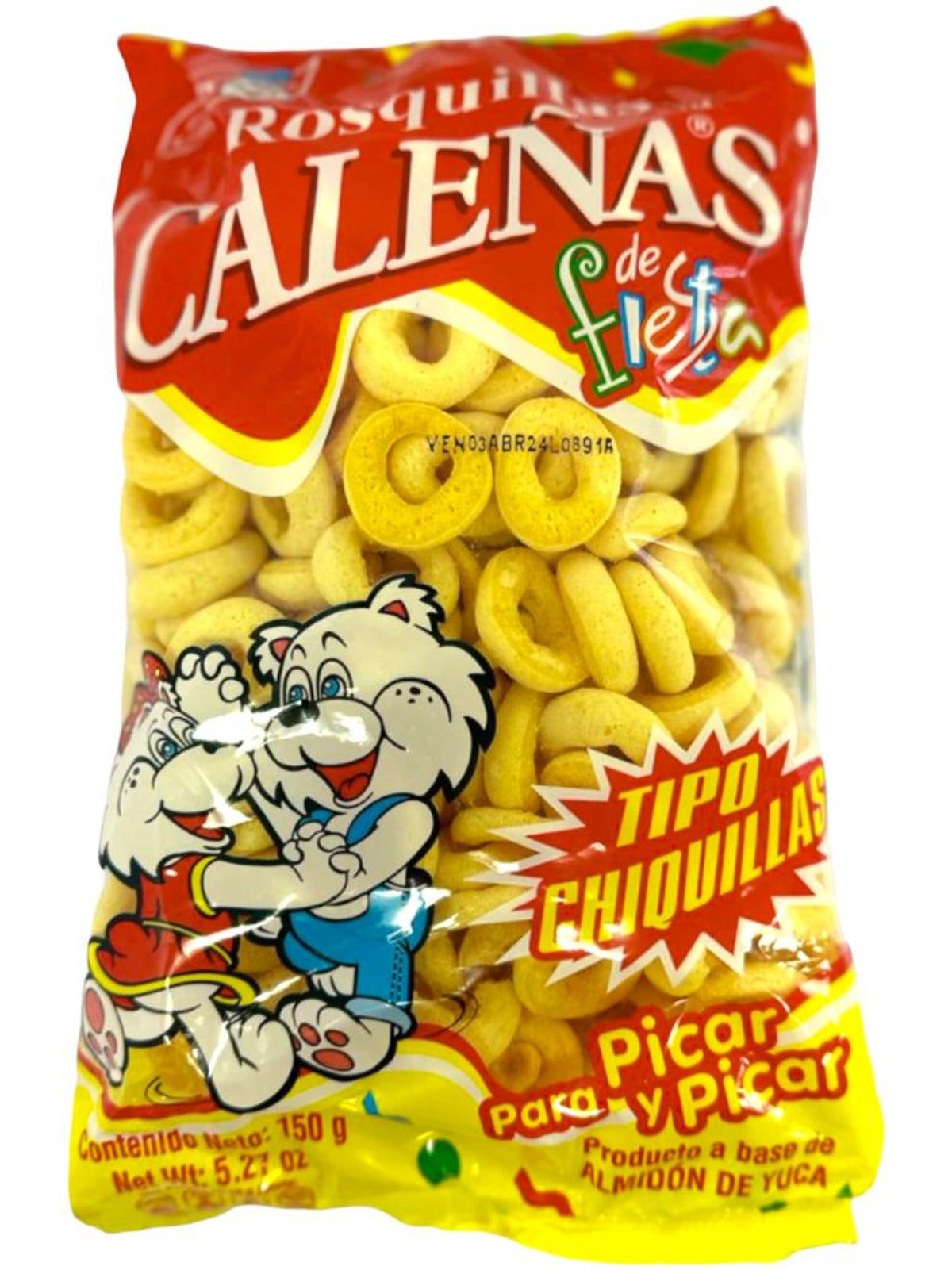 Rosquillas Calenas de Fiesta Colombian Snacks 150g - 4 Pack Total 600g Total