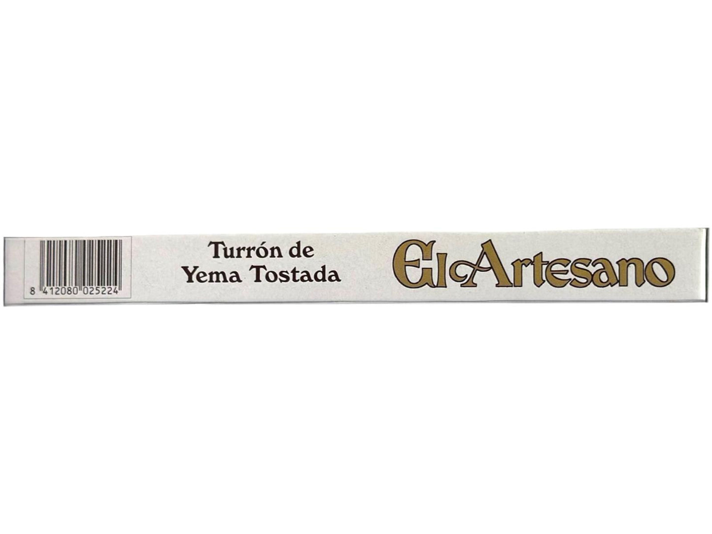 El Artesano Turron Sin Azucar Yema Tostada Spanish Sugar Free Nougat Toasted Egg Yolk 200g