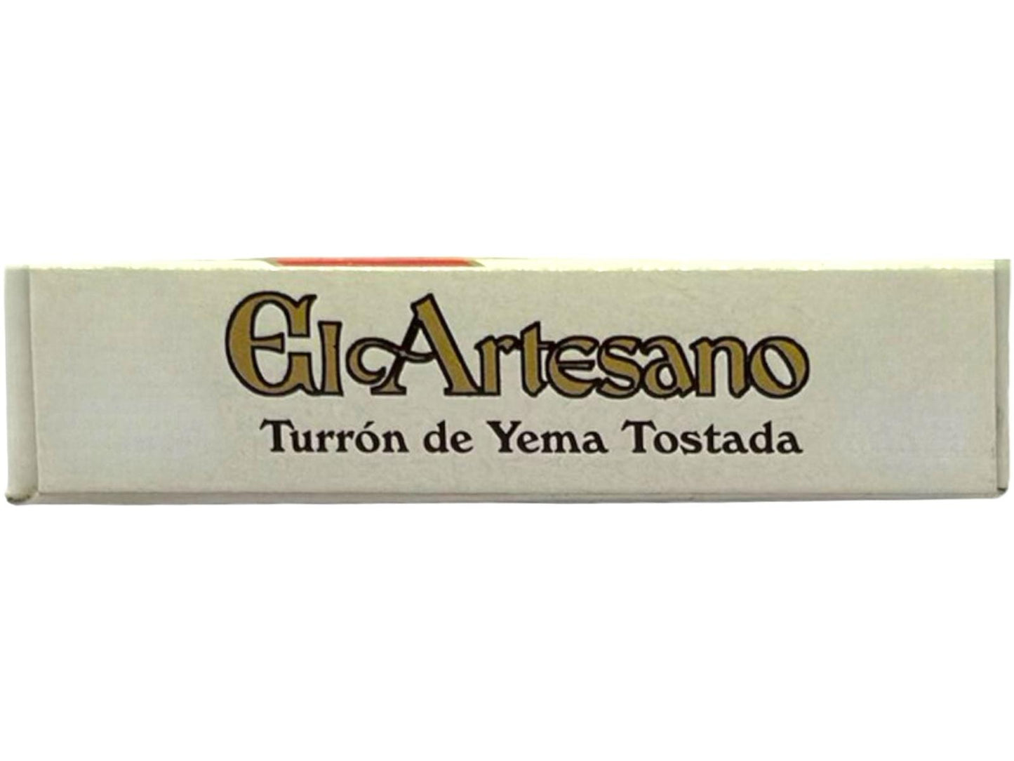 El Artesano Turron Sin Azucar Yema Tostada Spanish Sugar Free Nougat Toasted Egg Yolk 200g