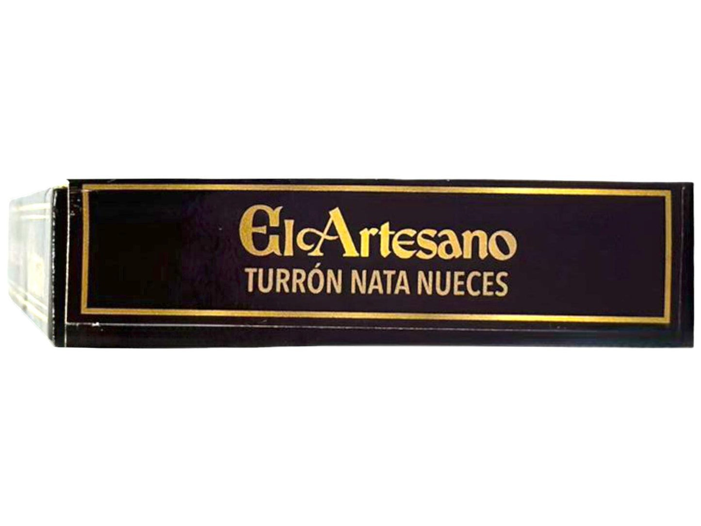 El Artesano Turron de Nata Nueces Spanish Turron from Walnuts 200g