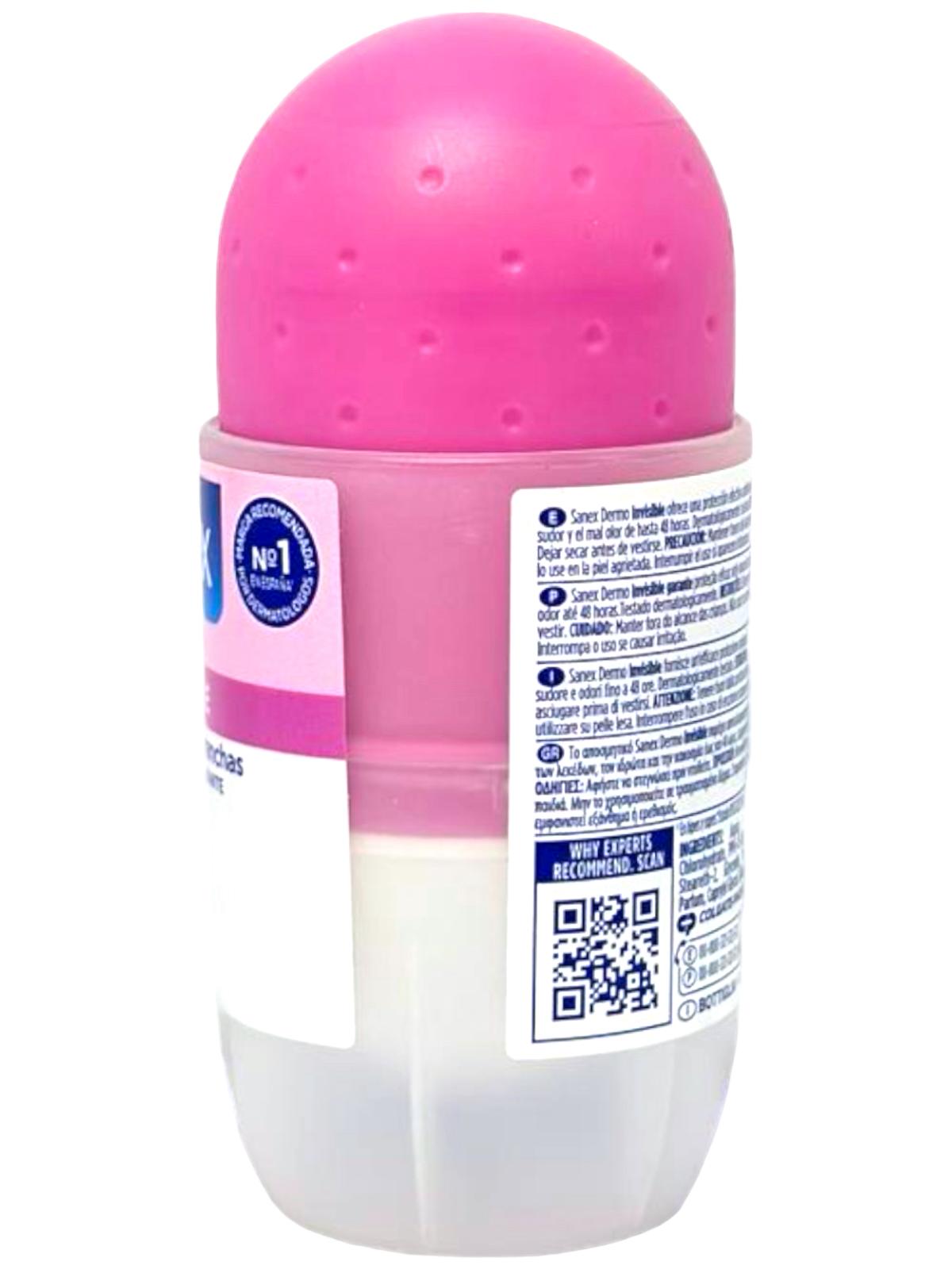 Sanex Dermo Invisible Roll On Deodorant 50ml