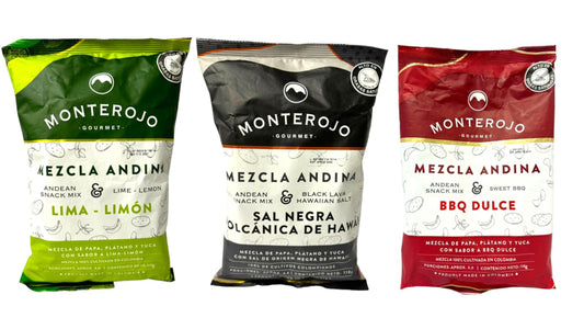 Monterojo Mezcla Andina Snack Multi Pack 110g Each - 4 Pack Total 330g