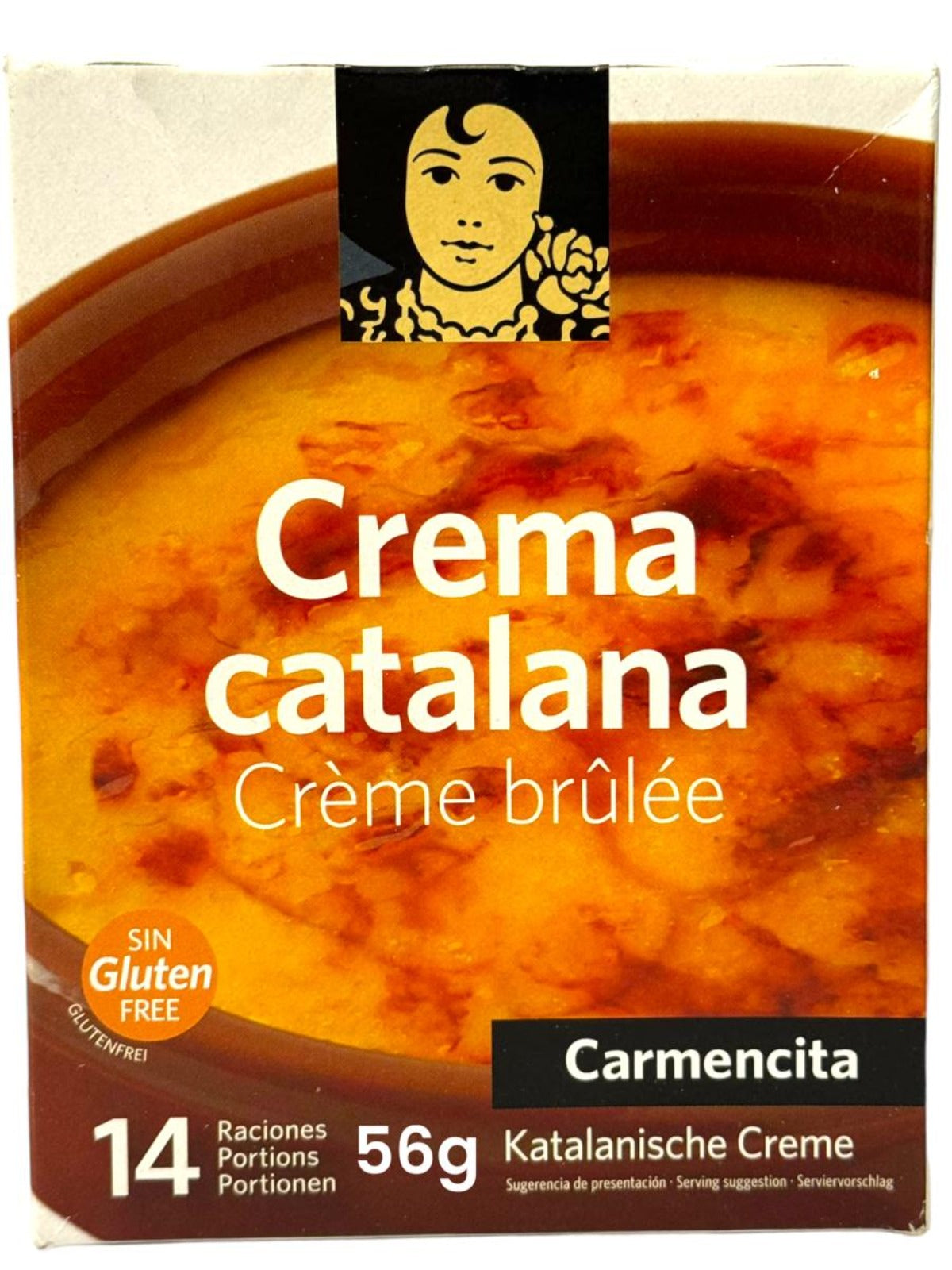 Carmencita Crema Catalana Spanish Creme Brulee 56g -3 Pack Total 168g