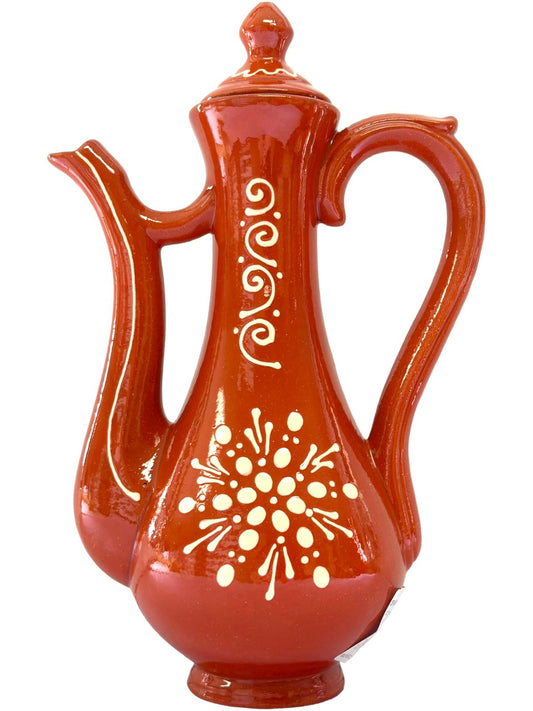 Edgar Picas Bule Regional 1 Portuguese Terracotta High Tea Pot
