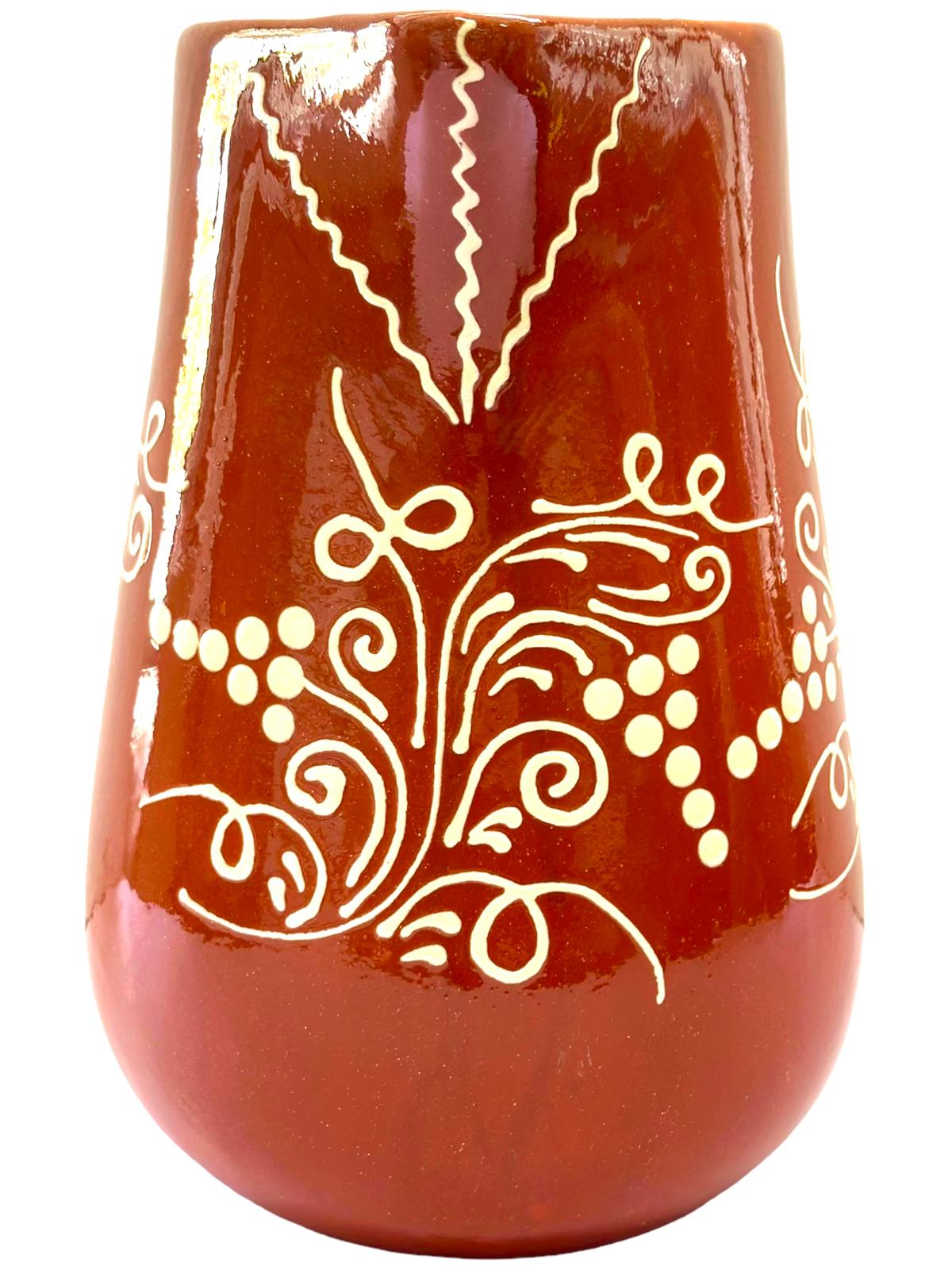 Edgar Picas Caneca Regional 5 Portuguese Terracotta Jug 25cm x 12.5cm x 26cm