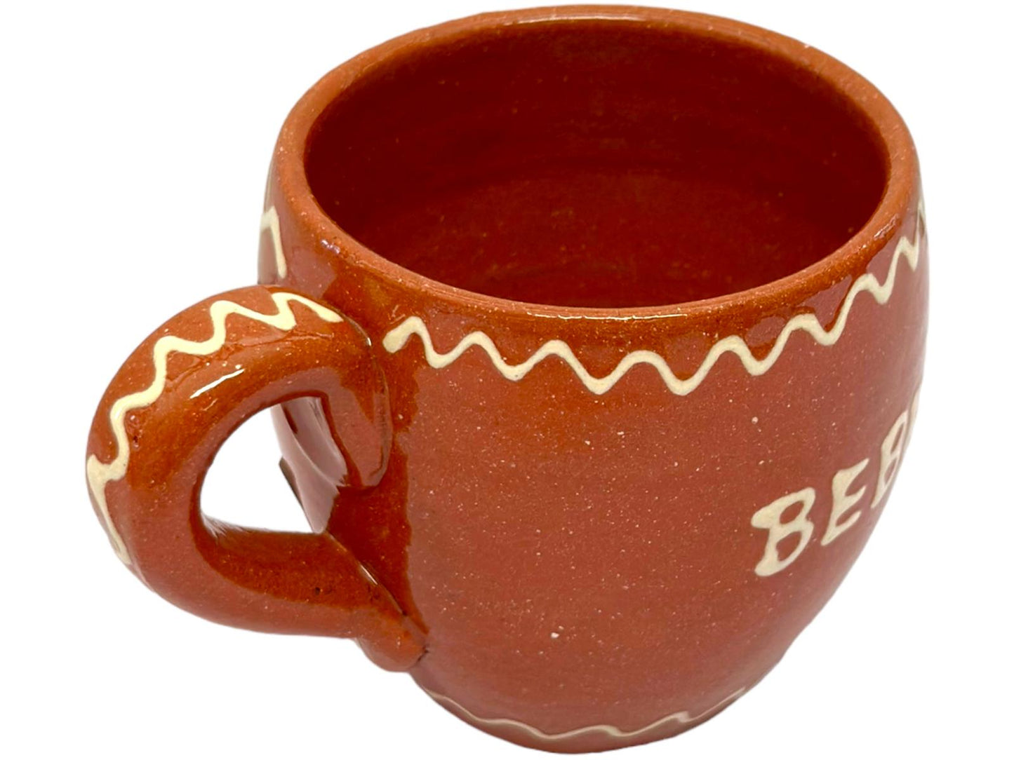 Edgar Picas Copo Redondo Regional Nao Bebe Ate Cair Terracotta Oval Mug 8.5cm x 9cm