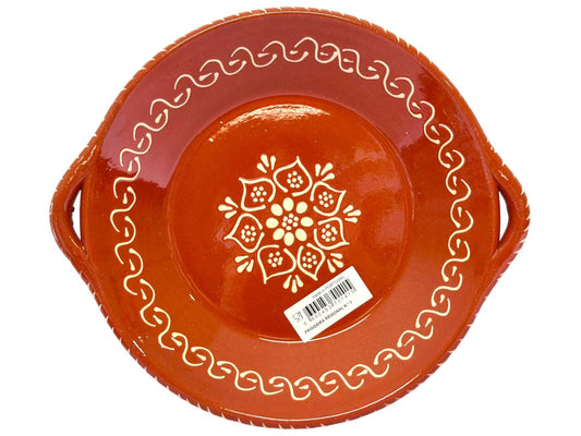 Edgar Picas Frigideira Regional 3 Portuguese Terracotta Frying Pan-30cm x 26cm x 4cm