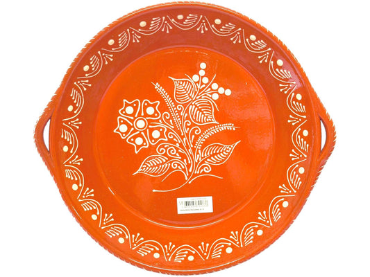 Edgar Picas Frigideira Regional 6 Portuguese Terracotta Frying Pan - 44cm x 40cm x 7cm