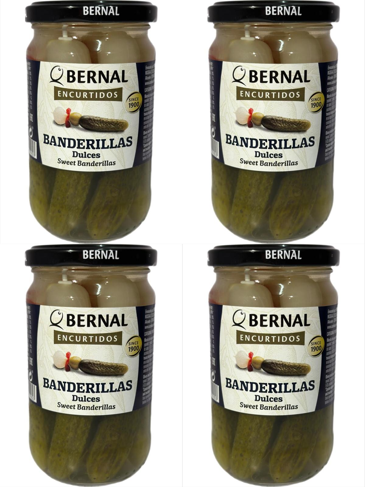 Bernal Banderillas Dulces Sweet Banderillas Cocktail 300g ea- 4 pack- 1200g total (Best Before 03-05-2027)