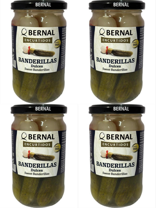 Bernal Banderillas Dulces Sweet Banderillas Cocktail 300g ea- 4 pack- 1200g total (Best Before 03-05-2027)