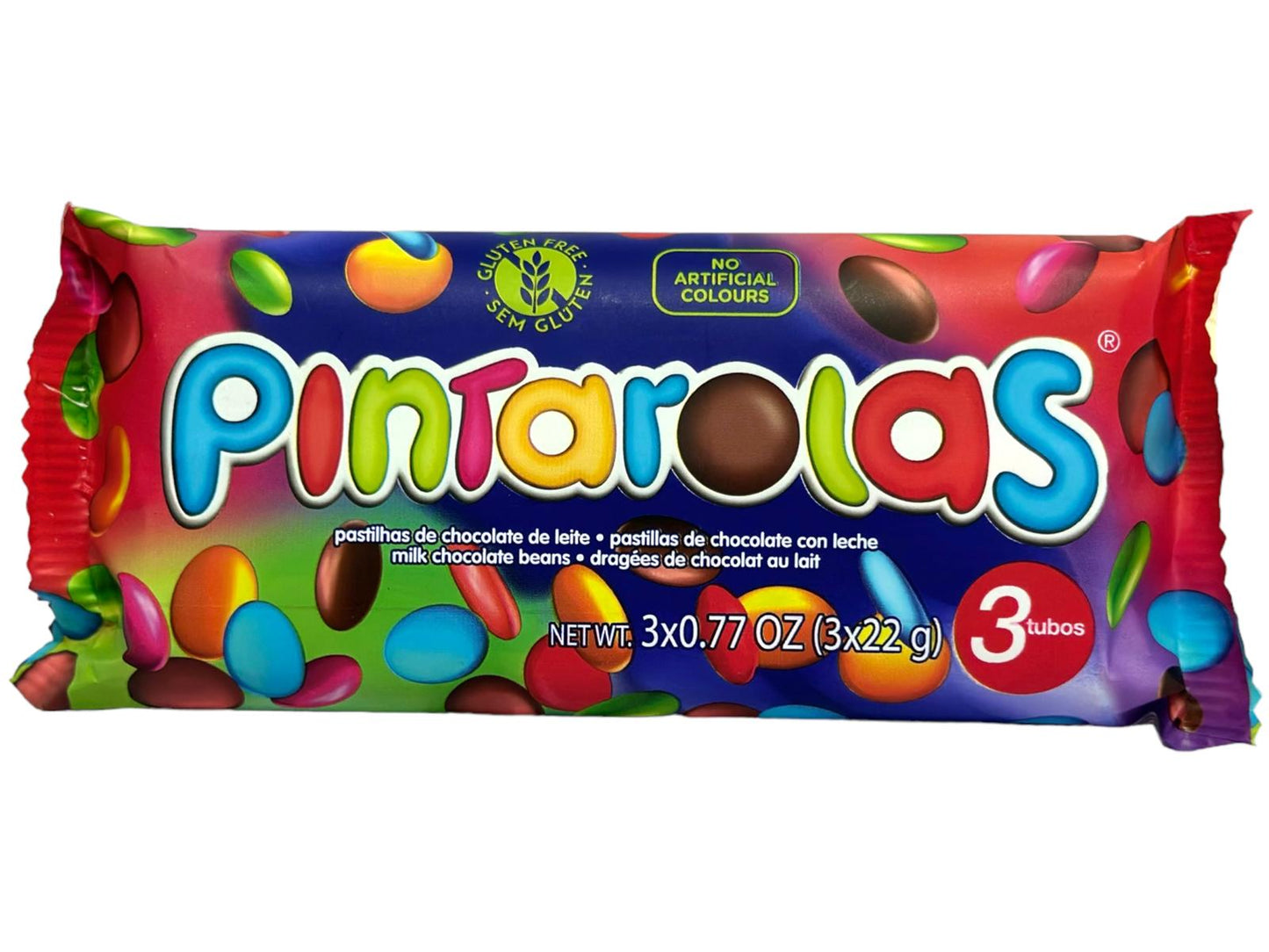 Pintarolas Milk Chocolate Sugar Coated Beans 66g - 6 pack 396 total