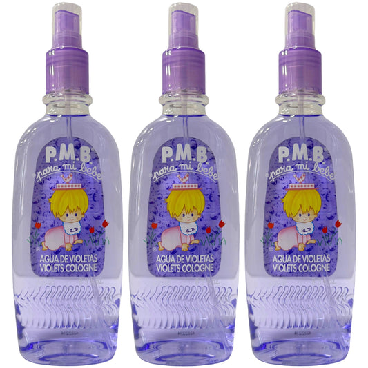 Para Mi Bebe Agua De Violetas Purple Violet Baby Cologne Spray 250ml 3 Pack 750ml Total