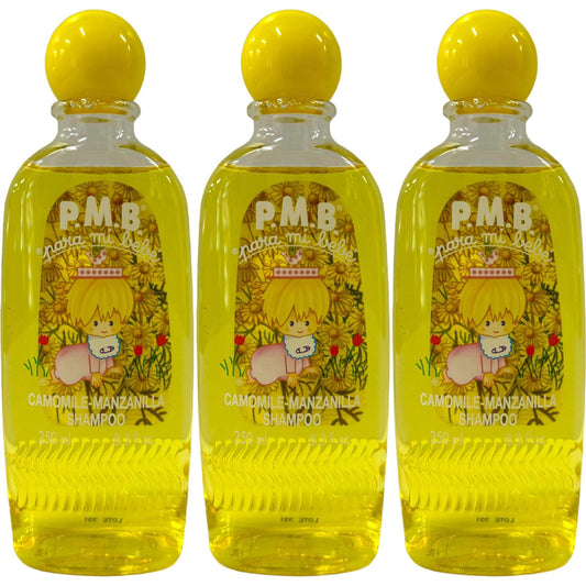 Para Mi Bebe  Chamomile Manzanilla Shampoo 250ml 3 Pack 750ml Total