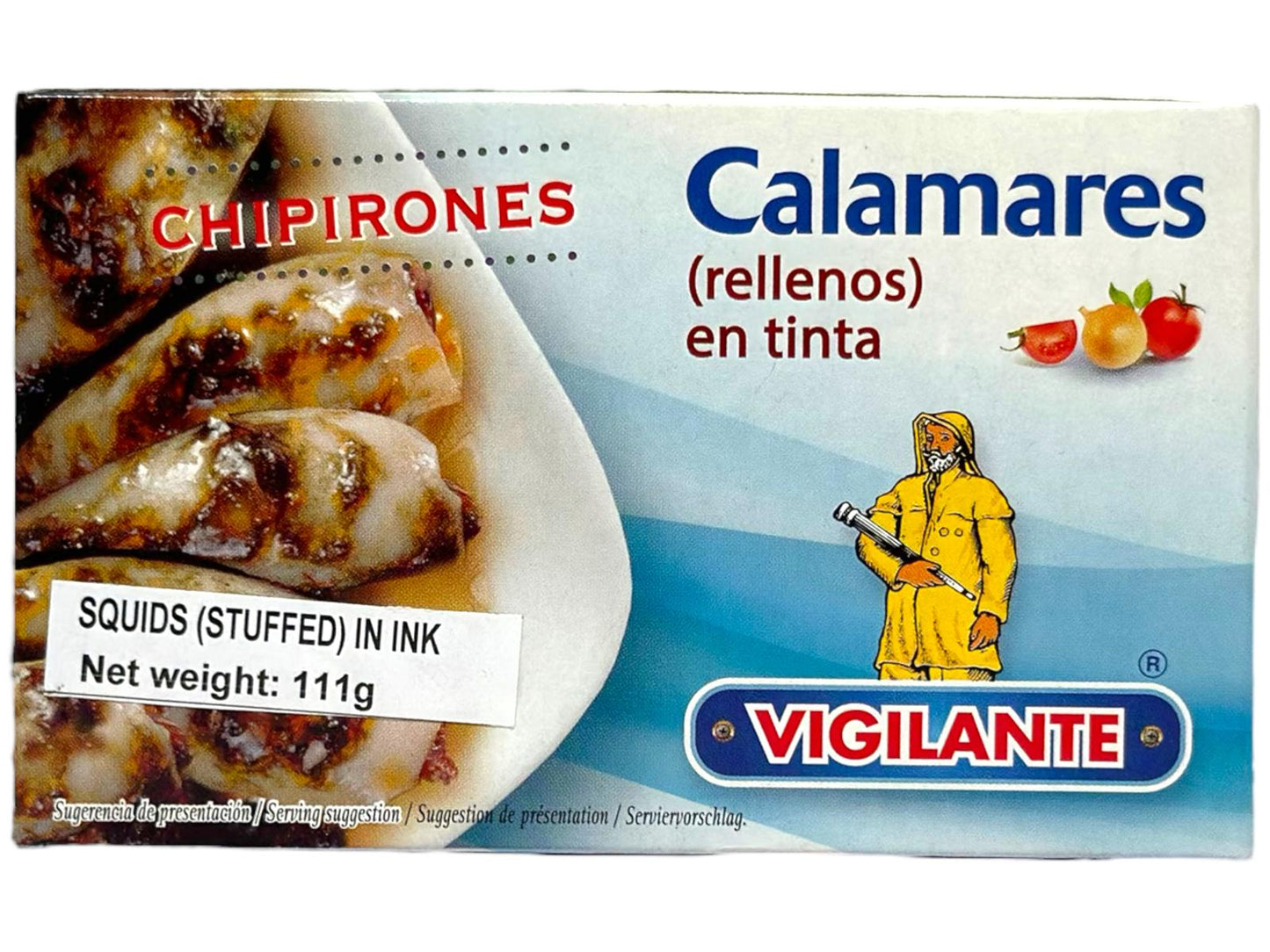 Vigilante Calamares (Rellenos) en Tinta - Squids (Stuffed) in Ink 111g