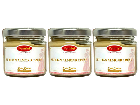 Pennisi Sicilian Almond Cream 90g- 3 Pack- 270g Total