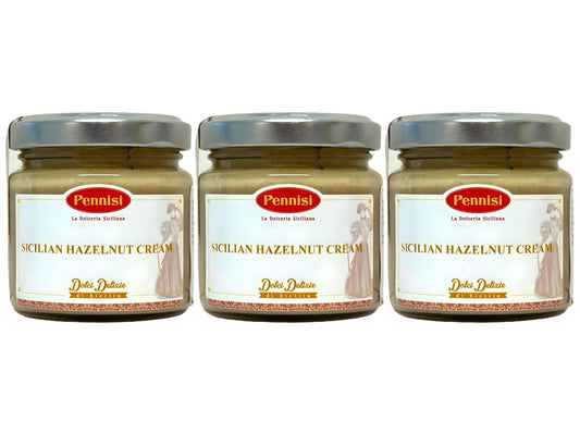 Pennisi Sicilian Hazelnut Cream 90g- 3 Pack- 270g Total