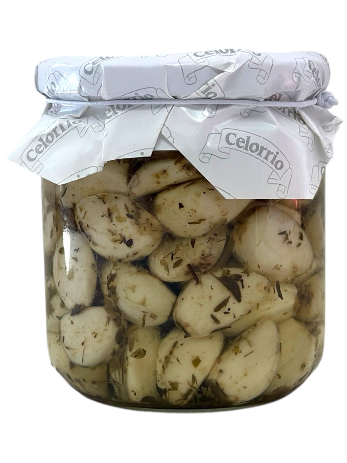 Celorrio Ajos en Aceite Con Hierbas Garlic In Oil With Herbs 300g (Best Before 21-10-2028)