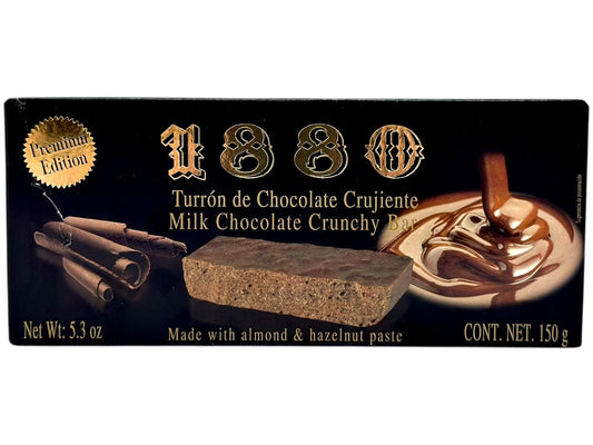 1880 Turron de Dark Chocolate Crunchy (Best Before 31-03-2027)