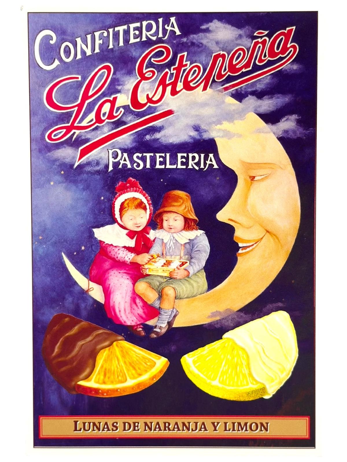 La Estepena Lunas Chocolate Coated Candied Lemon and Orange 200g